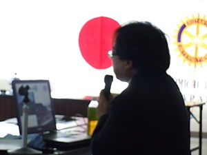 PowerPointで説明中4